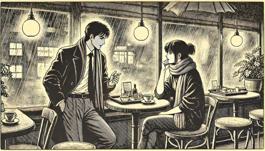 sebuah percakapan di cafe