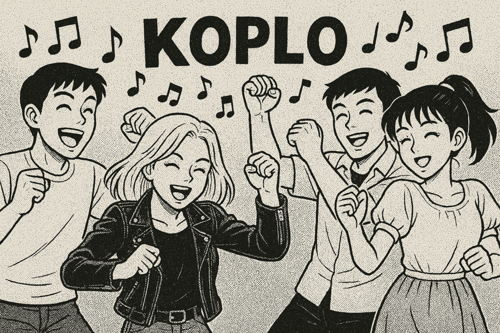 berjoget ala musik koplo