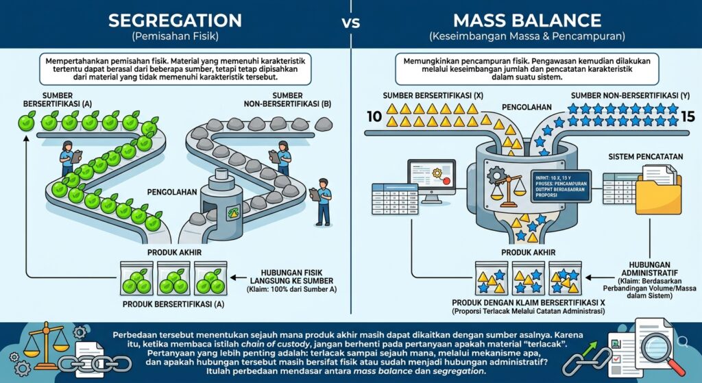 Mass Balance vs Segregation: Perbedaan Dua Model Rantai Pasok yang Sering Disalahpahami